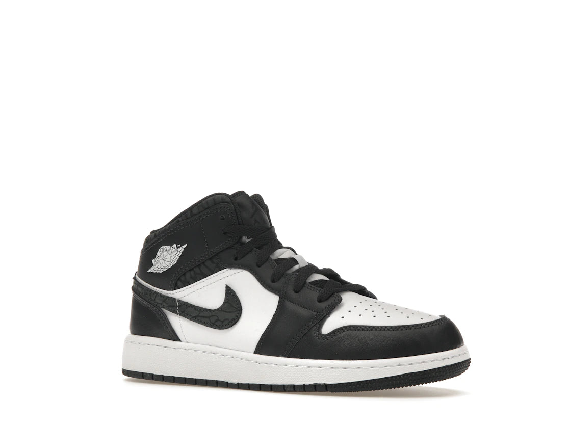 Jordan 1 Mid SE Panda Elephant (GS) - vue secondaire A