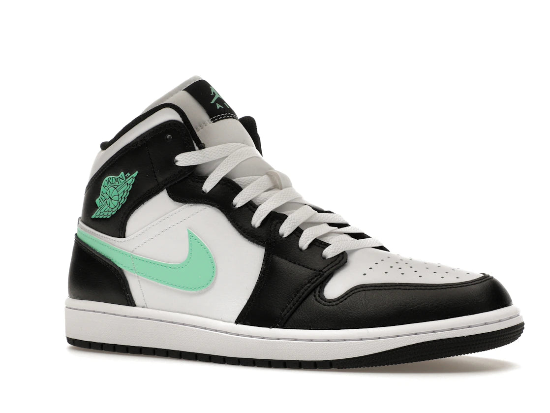 Jordan 1 Mid Green Glow - vue secondaire A