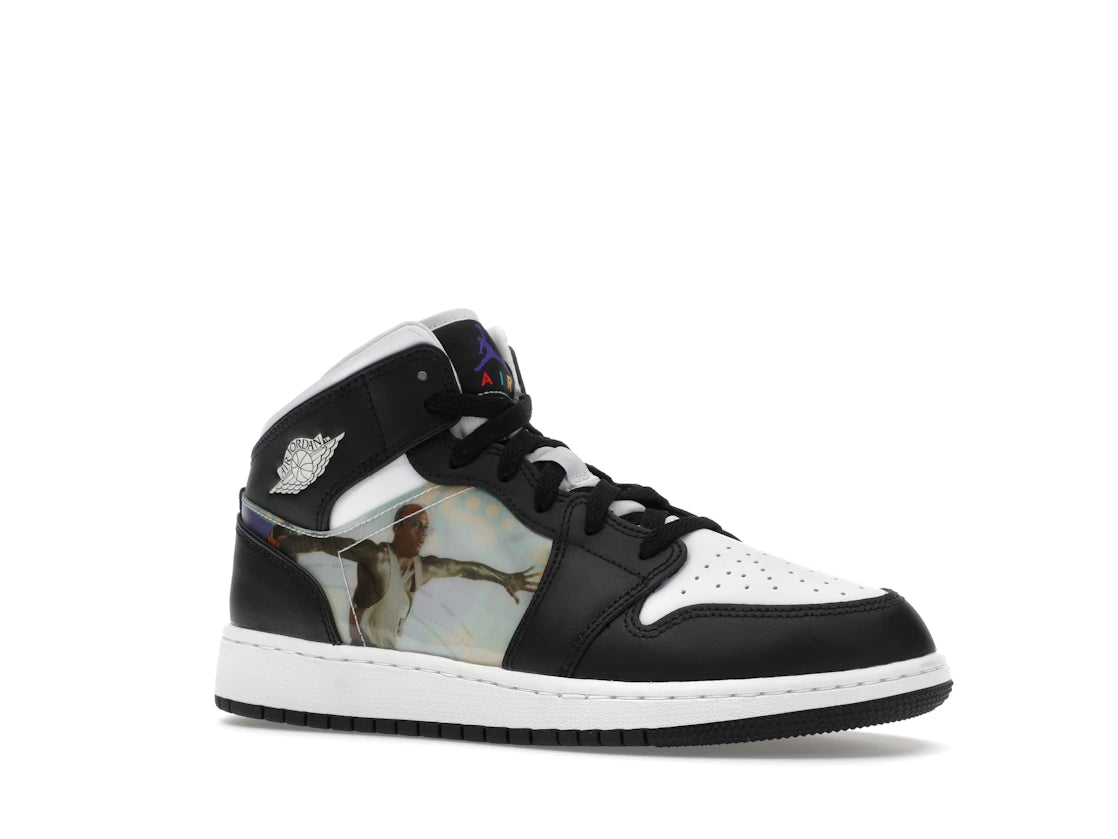 Jordan 1 Mid Hologram (GS) - vue secondaire A