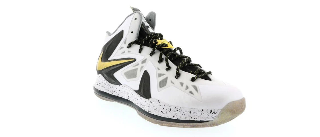 Nike LeBron X Elite+ White Gold