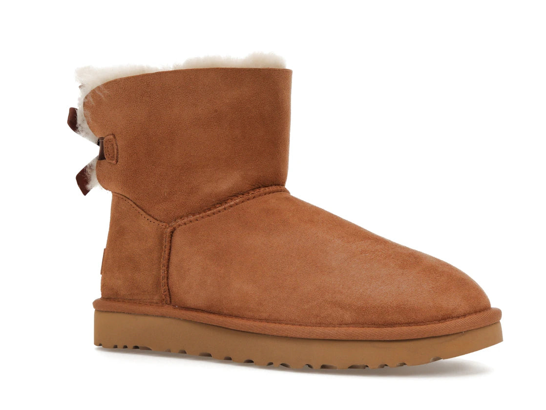 UGG Mini Bailey Bow II Chestnut (Women's) - vue secondaire A