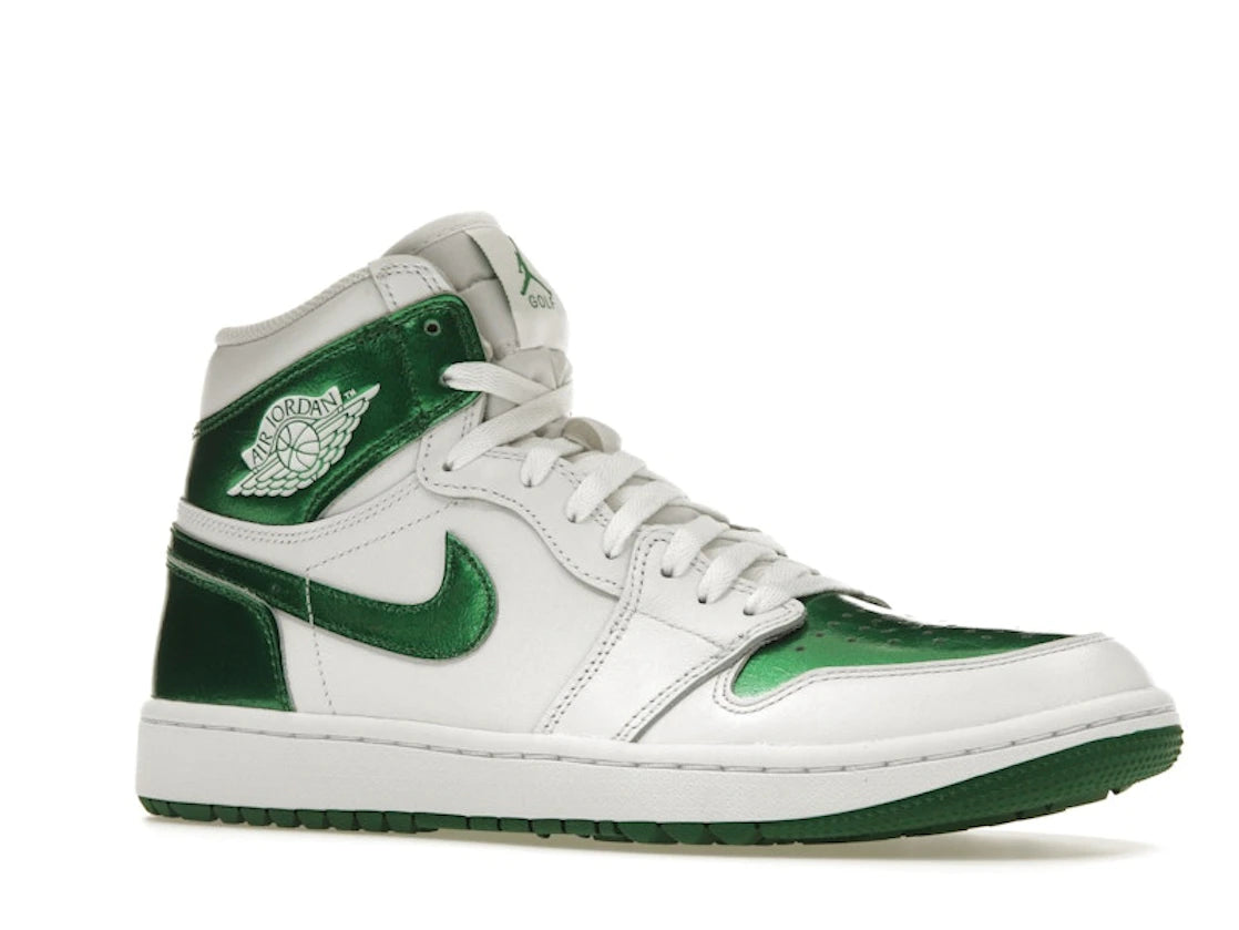 Jordan 1 Retro High Golf Metallic Green - vue secondaire A
