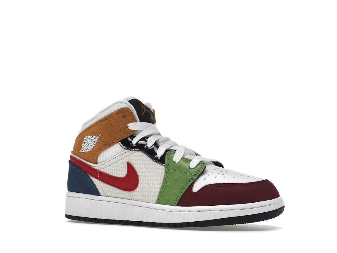 Jordan 1 Mid SE Messy Room (GS) - vue secondaire A