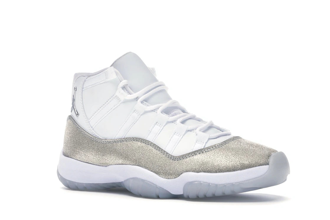 Jordan 11 Retro White Metallic Silver (Women's) - vue secondaire A