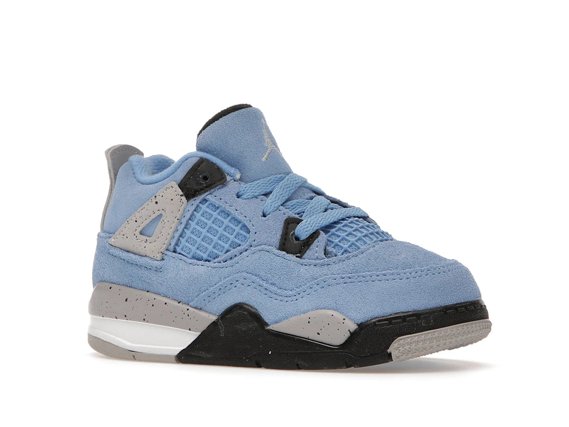 Jordan 4 Retro University Blue (TD) - vue secondaire A