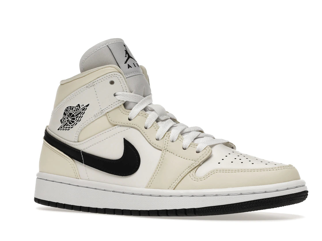 Jordan 1 Mid Coconut Milk (Women's) - vue secondaire A