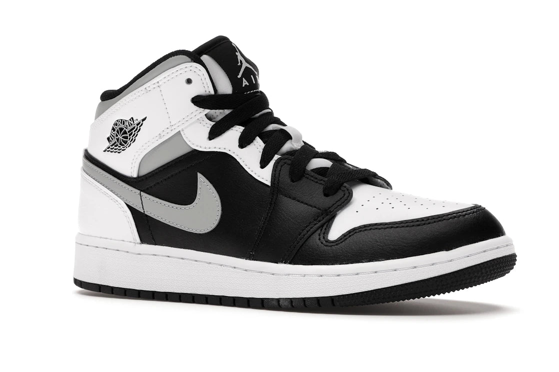 Jordan 1 Mid White Shadow (GS) - vue secondaire A