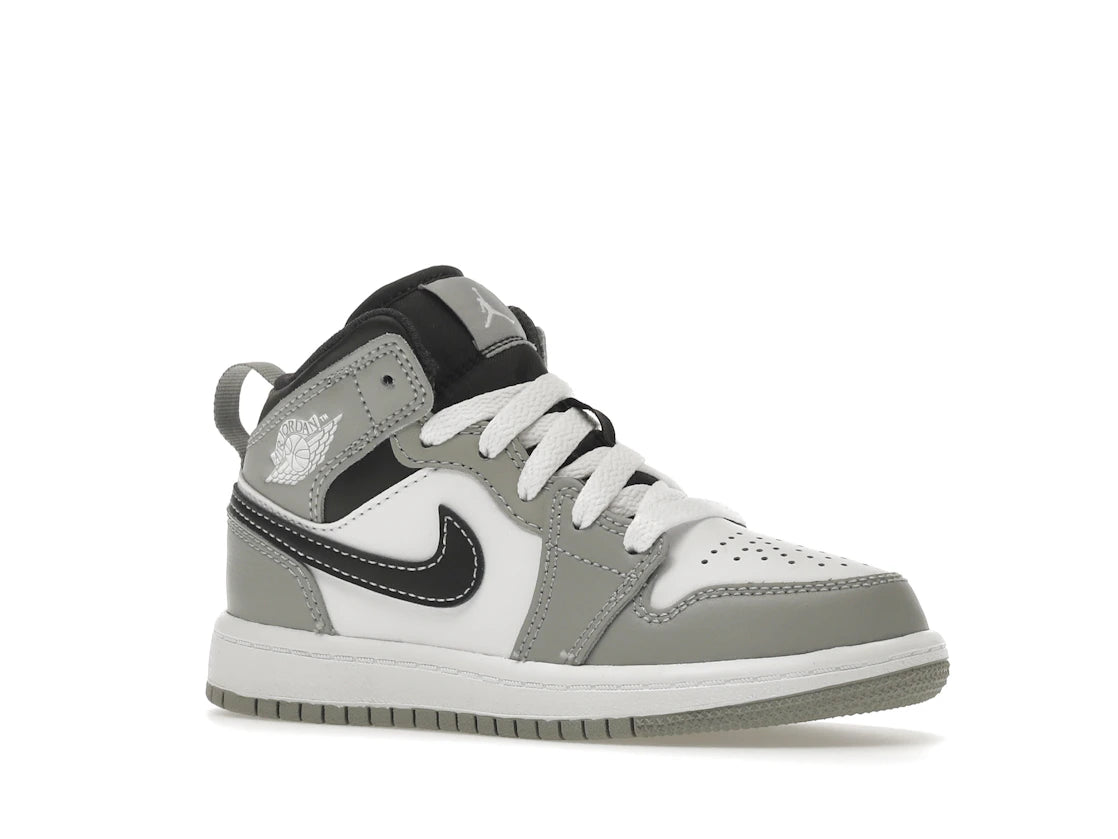 Jordan 1 Mid Light Smoke Grey (2022) (PS) - vue secondaire A