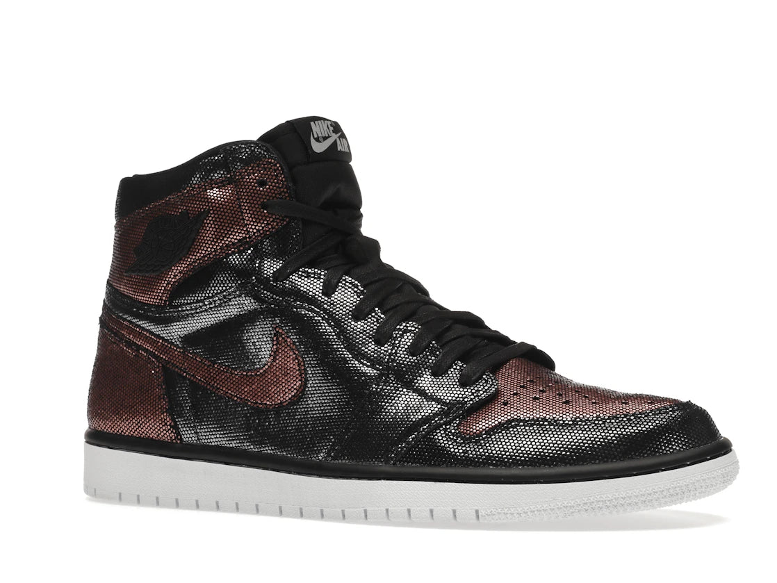 Jordan 1 Retro High Fearless Metallic Rose Gold (Women's) - vue secondaire A
