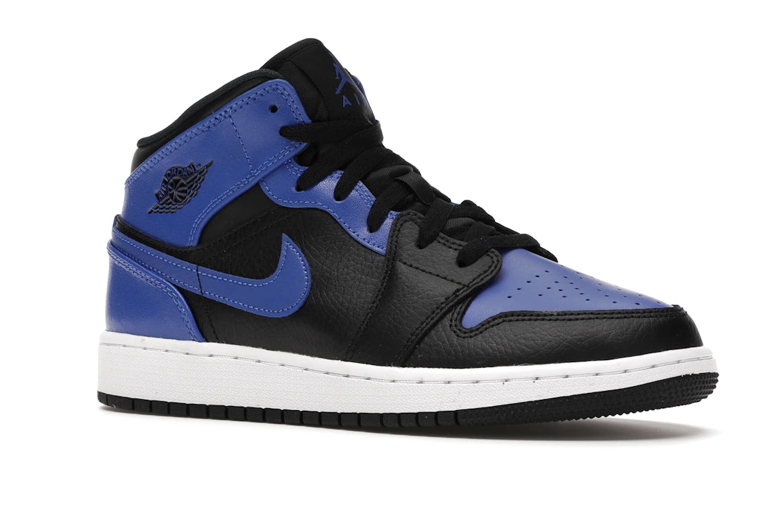 Jordan 1 Mid Hyper Royal (GS) - vue secondaire A