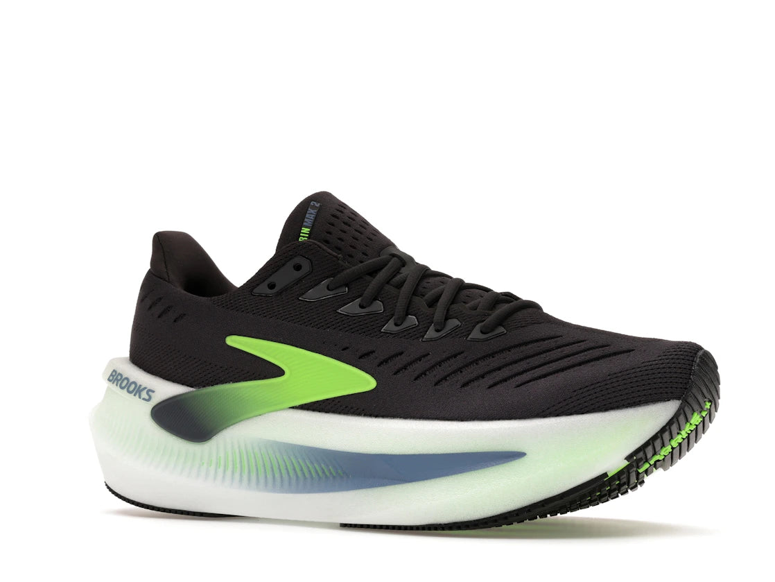 Brooks Glycerin Max 2 Phantom White Green Gecko - vue secondaire A