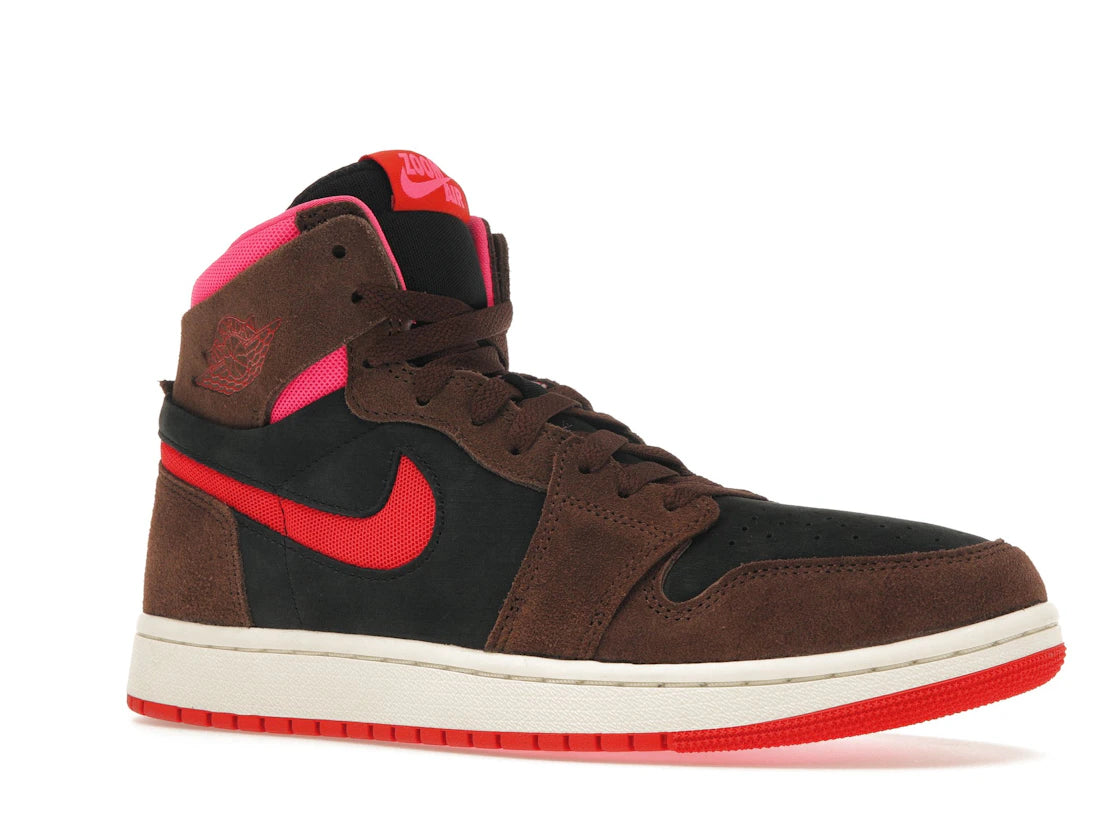 Jordan 1 High Zoom Air CMFT 2 Cacao Wow Picante Red (Women's) - vue secondaire A
