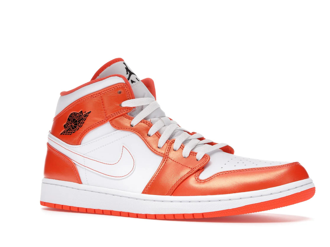 Jordan 1 Mid Metallic Orange - vue secondaire A