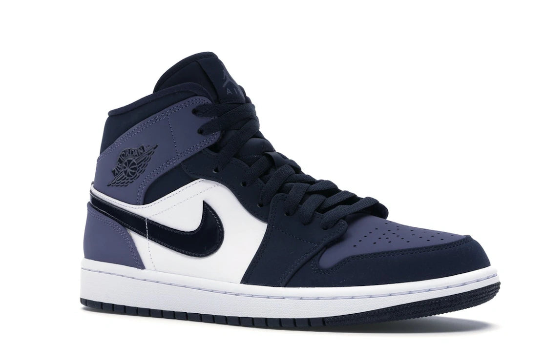 Jordan 1 Mid Obsidian Sanded Purple - vue secondaire A