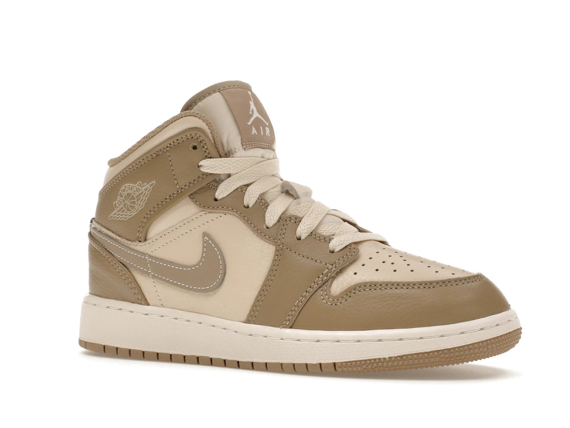 Jordan 1 Mid Legend Brown (GS) - vue secondaire A