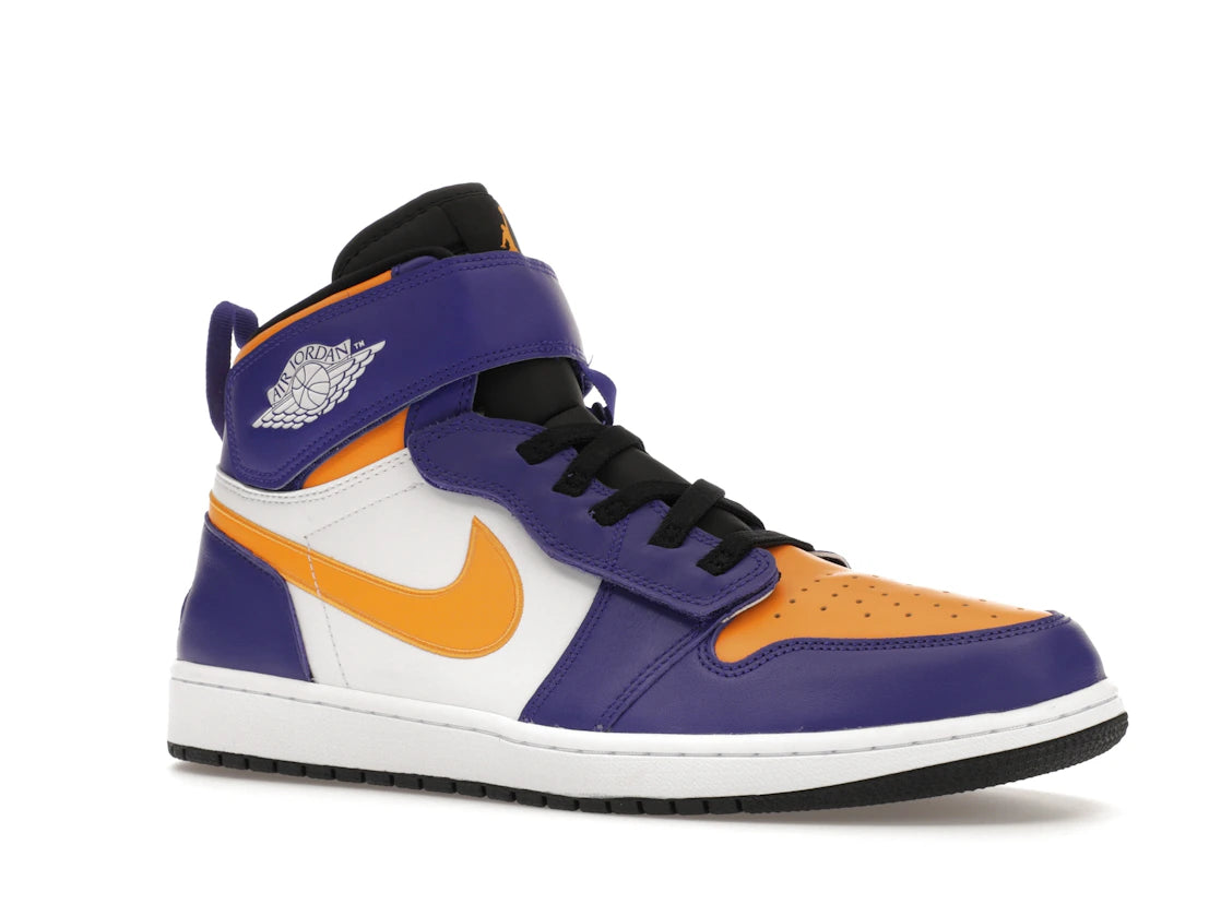 Jordan 1 High FlyEase Lakers - vue secondaire A