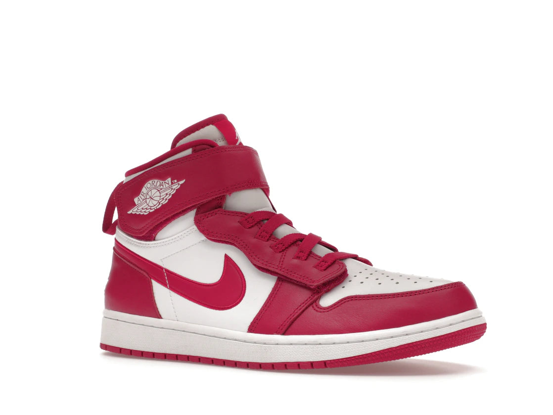 Jordan 1 High FlyEase White Cardinal Red - vue secondaire A