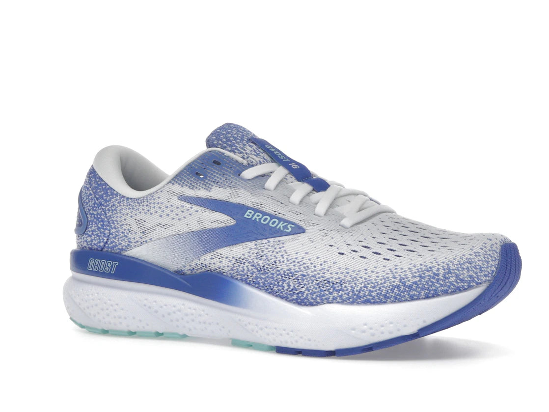 Brooks Ghost 16 White Amparo Blue Limpet Shell (Women's) - vue secondaire A