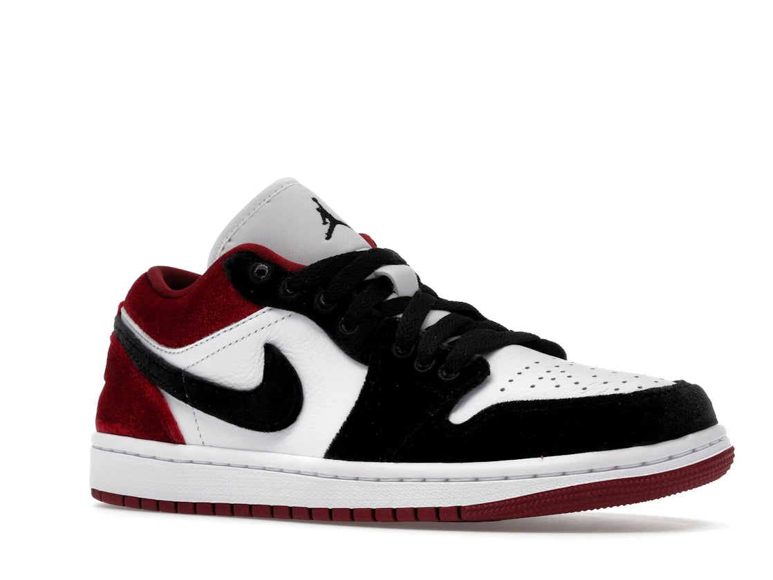 Jordan 1 Low SE Velvet Black Toe (Women's) - vue secondaire A