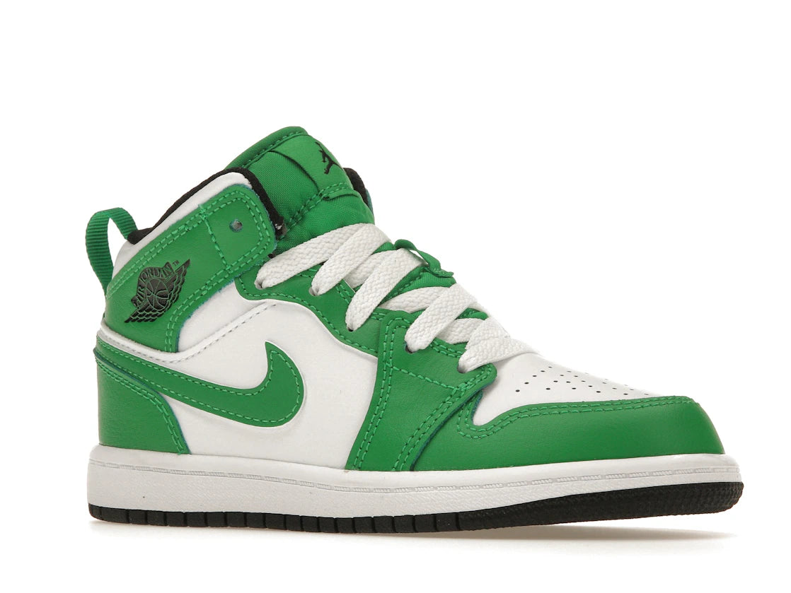 Jordan 1 Mid Lucky Green (PS) - vue secondaire A