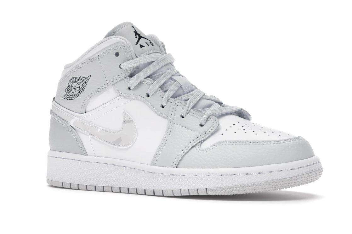 Jordan 1 Mid Grey Camo (GS) - vue secondaire A
