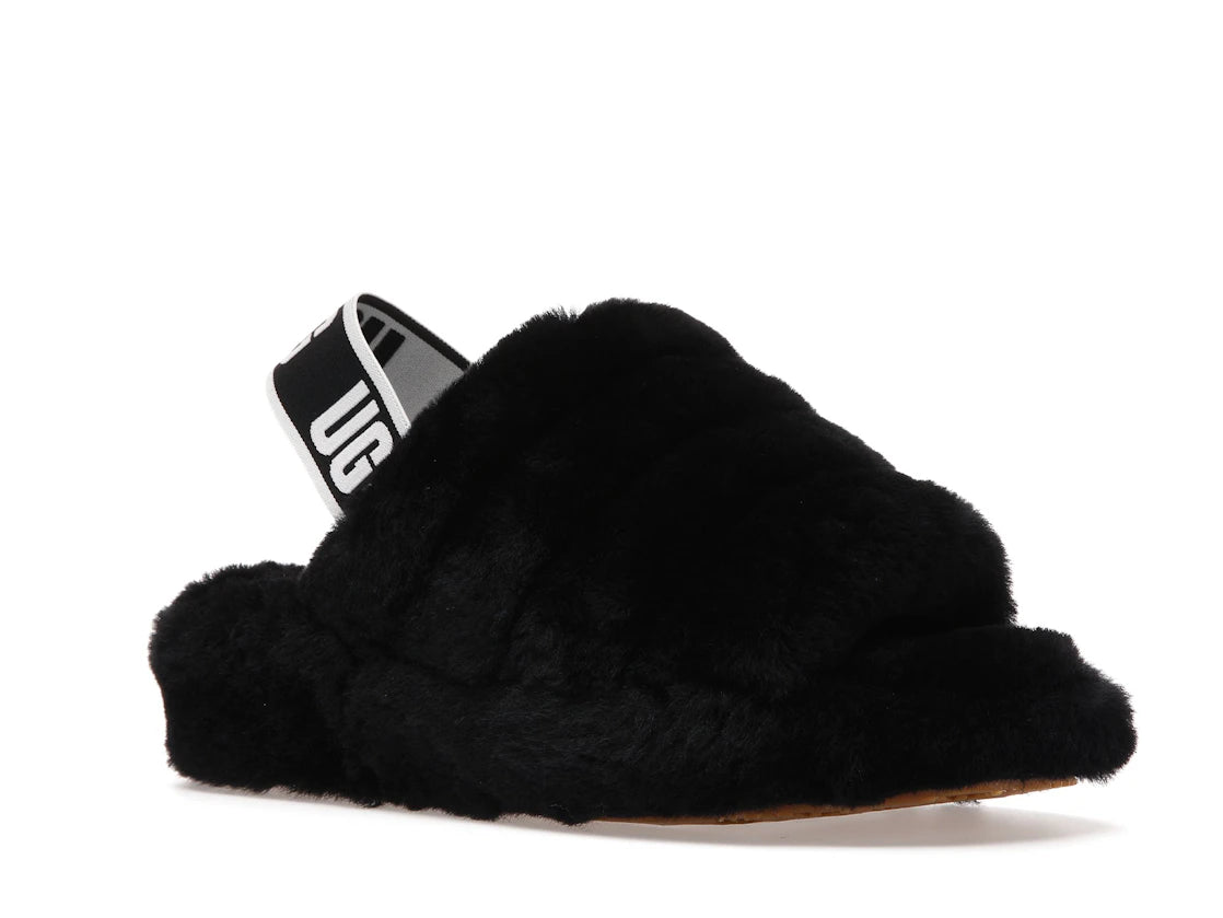 UGG Fluff Yeah Slide Black (Women's)