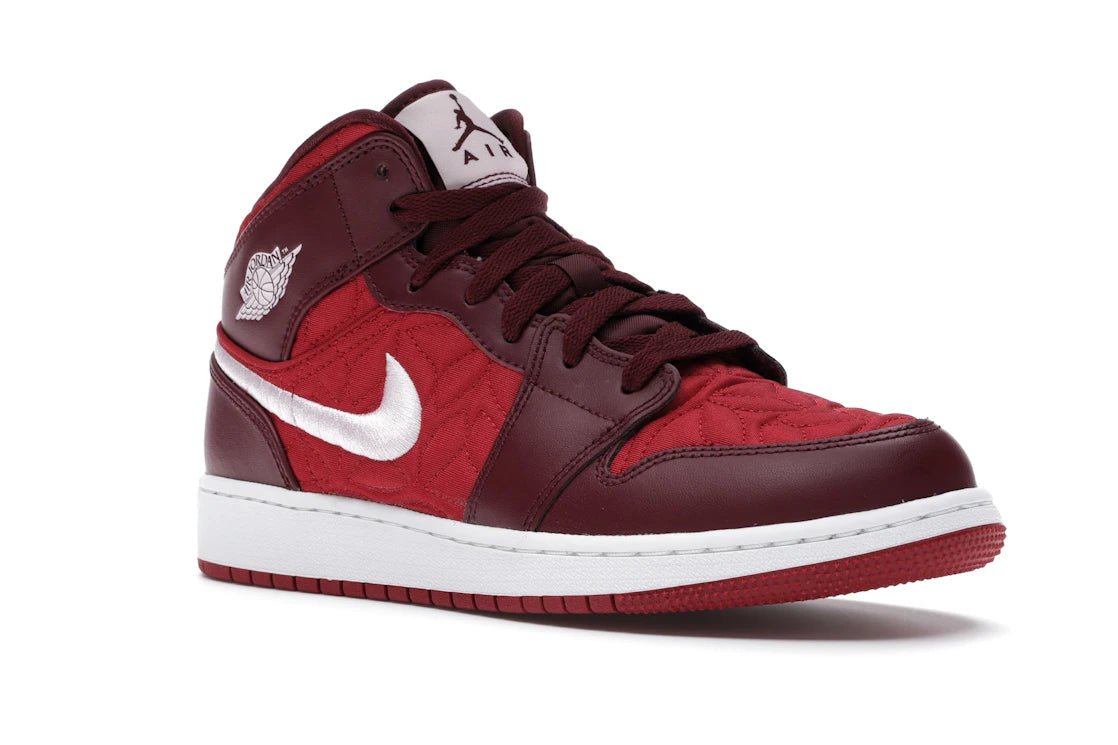 Jordan 1 Mid SE Red Quilt (GS)