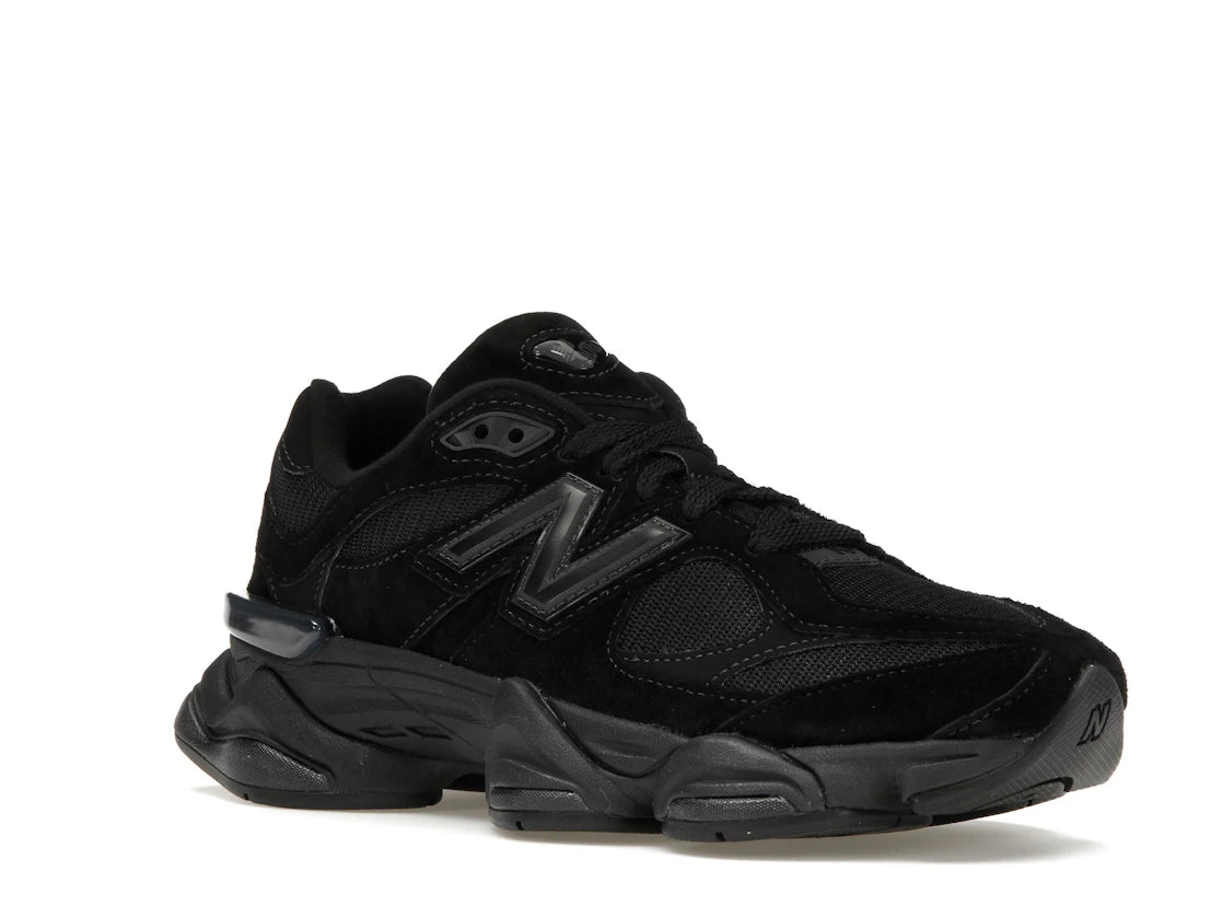 New Balance 9060 Triple Black - vue secondaire A