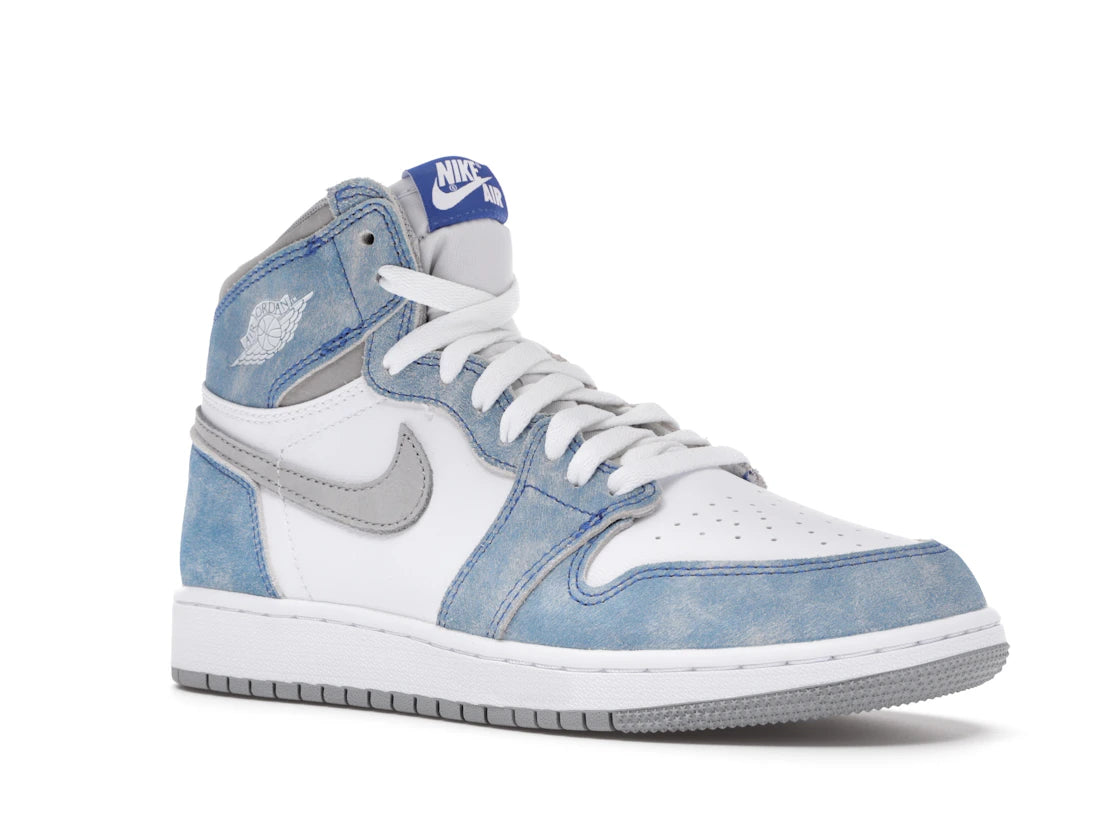 Jordan 1 Retro High Hyper Royal Smoke Grey (GS) - vue secondaire A