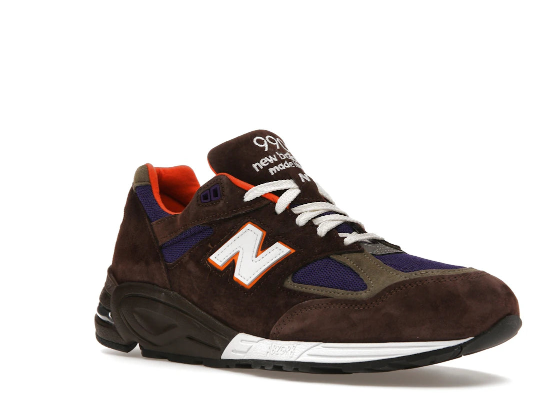 New Balance 990v2 MiUSA Brown Purple