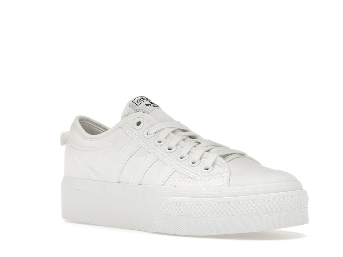 adidas Nizza Platform Triple White (Damen) - vue secondaire A