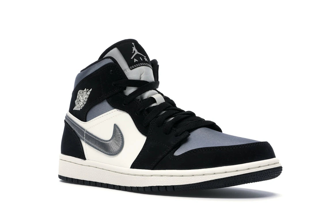 Jordan 1 Mid Satin Grey Toe