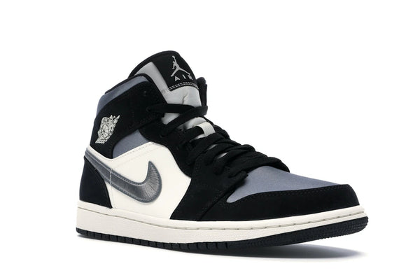 Jordan 1 Mid Satin Grey Toe