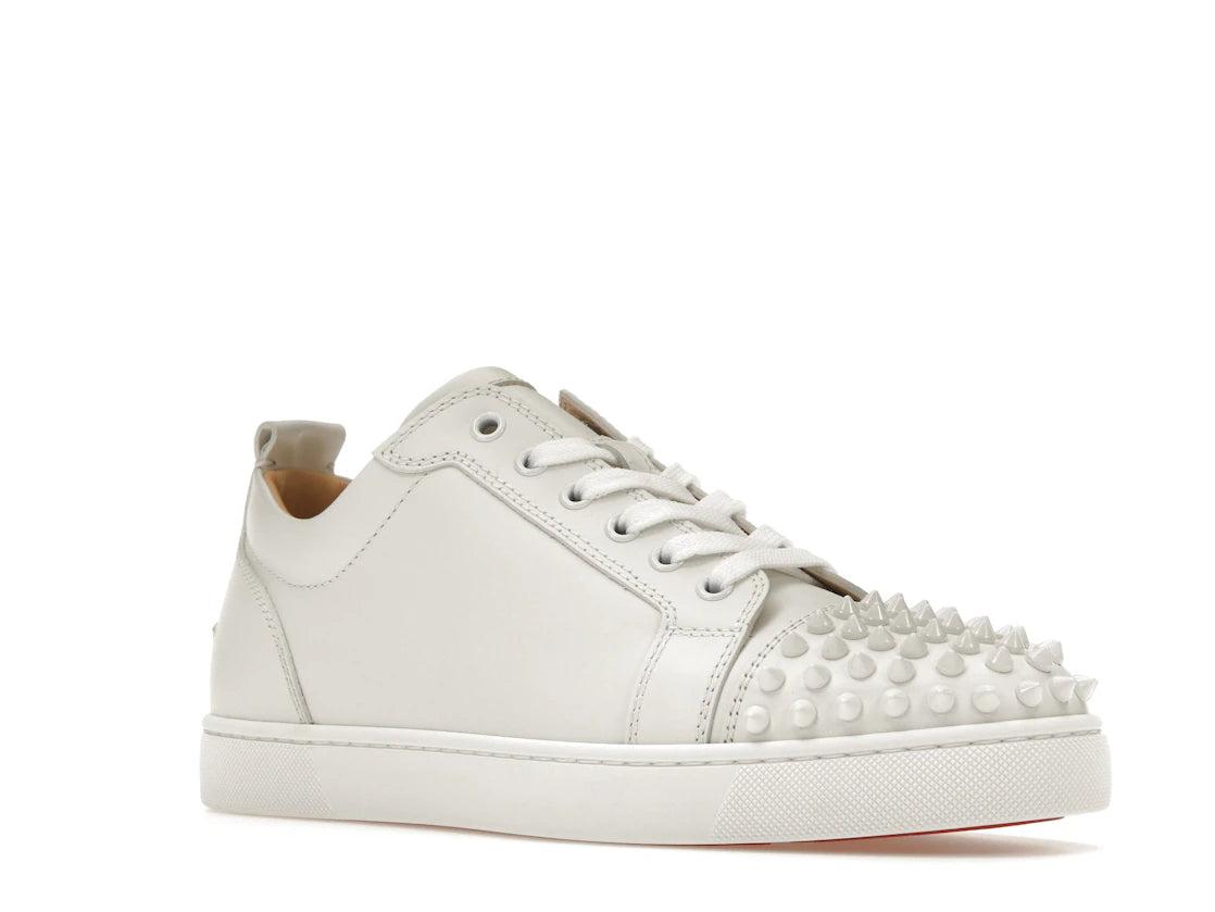 Christian Louboutin Louis Junior Spikes White - vue secondaire A