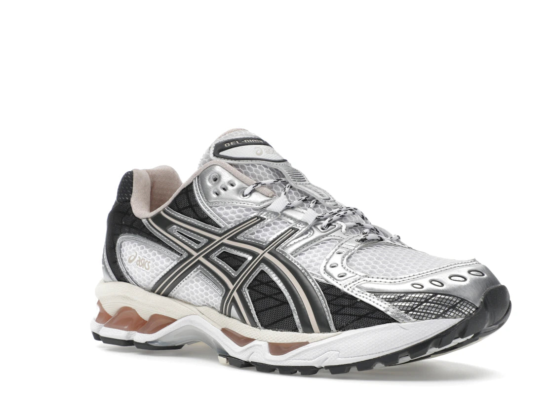 ASICS Gel-Nimbus 10.1 White Obsidian Grey - vue secondaire A
