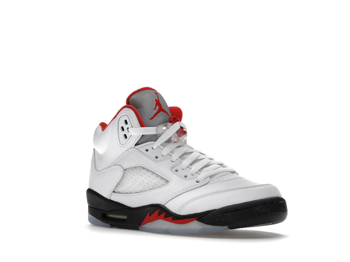 Jordan 5 Retro Fire Red Silver Tongue (2020) (GS)