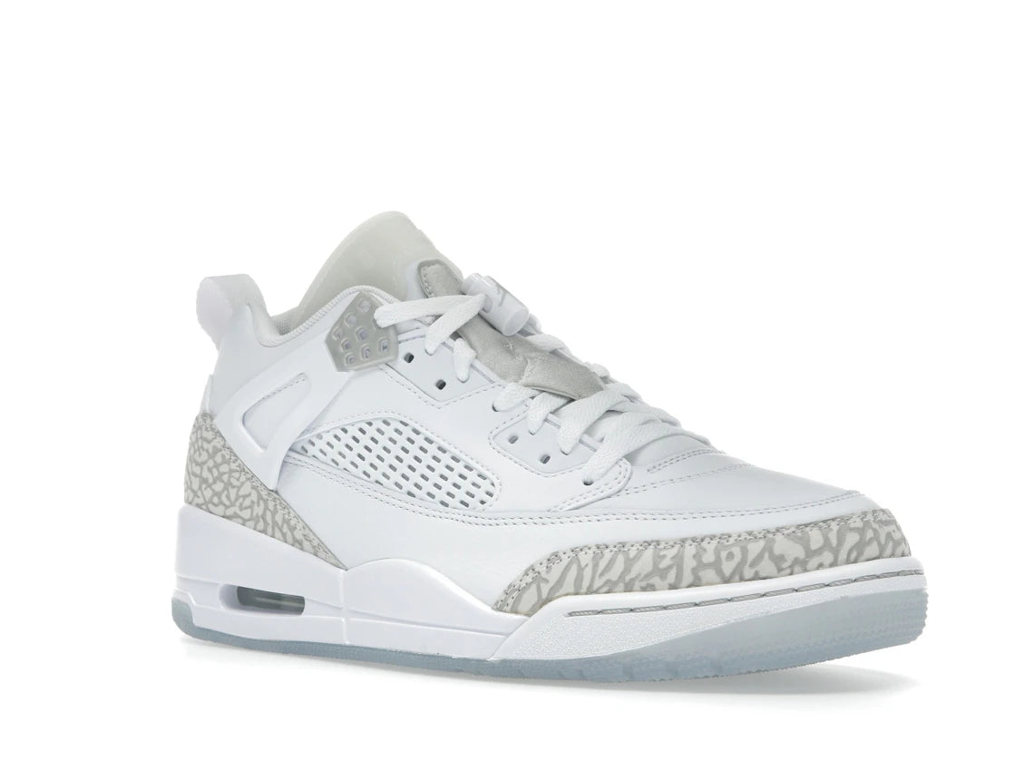 Jordan Spizike Low White Metallic Silver Barely Blue Neutral Grey