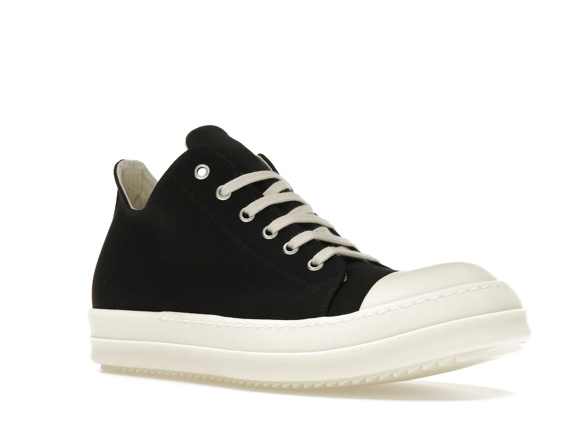 Rick Owens DRKSHDW Lido Low Sneaks Black Milk - vue secondaire A