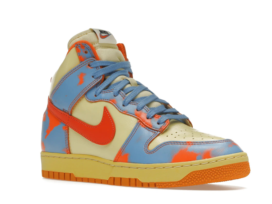 Nike Dunk High 1985 SP Orange Acid Wash - vue secondaire A