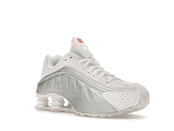 Nike Shox R4 White Metallic Silver (Women's)