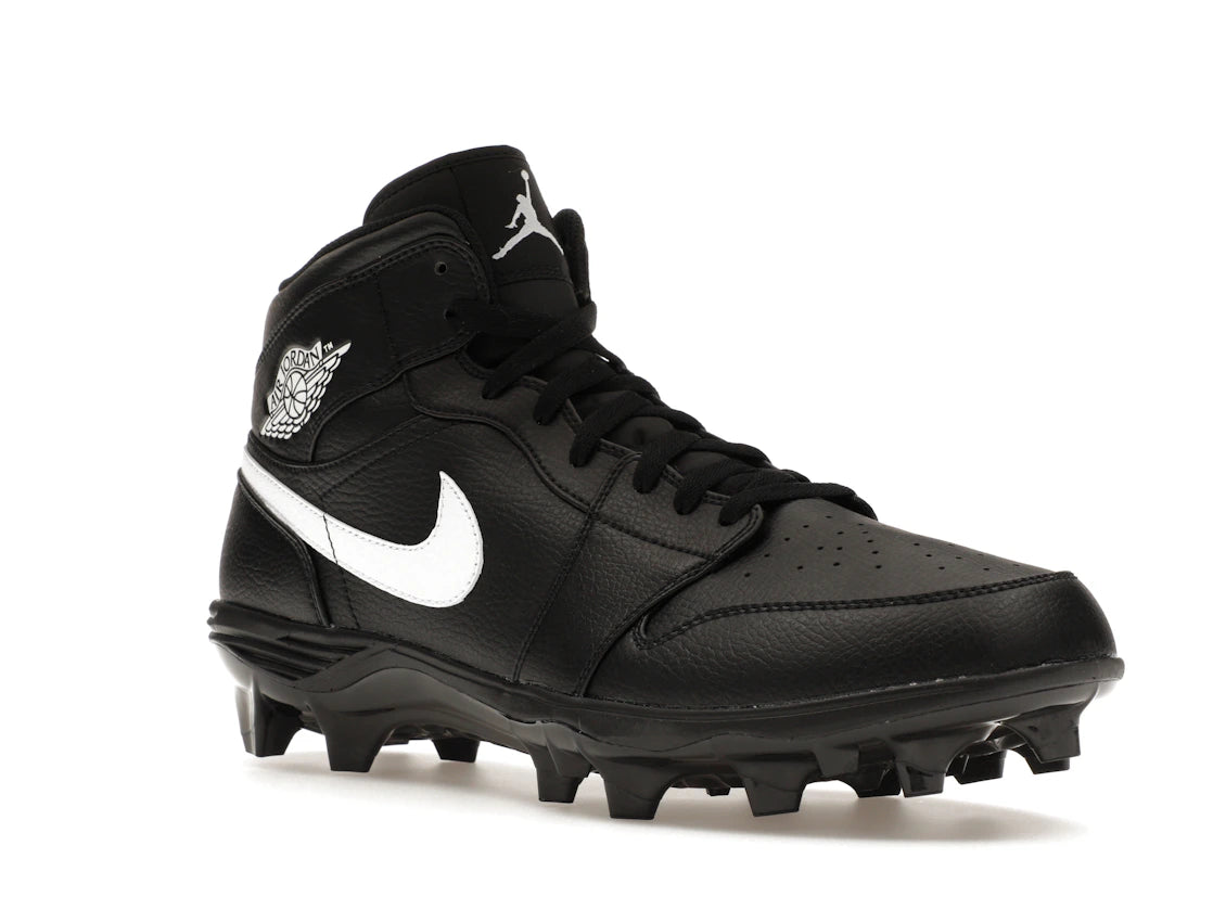 Jordan 1 Mid TD Cleat Black White