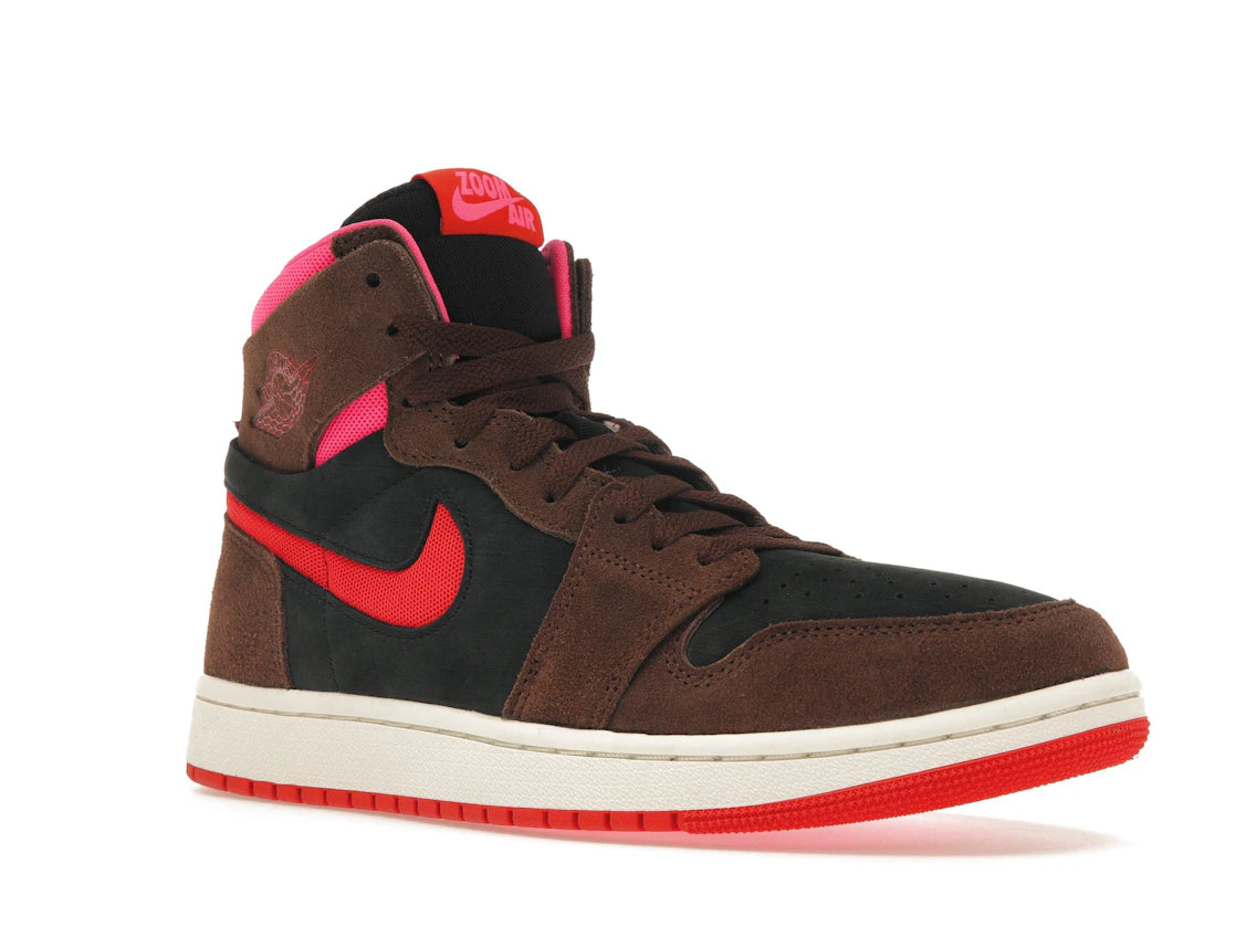 Jordan 1 High Zoom Air CMFT 2 Cacao Wow Picante Red (Women's)