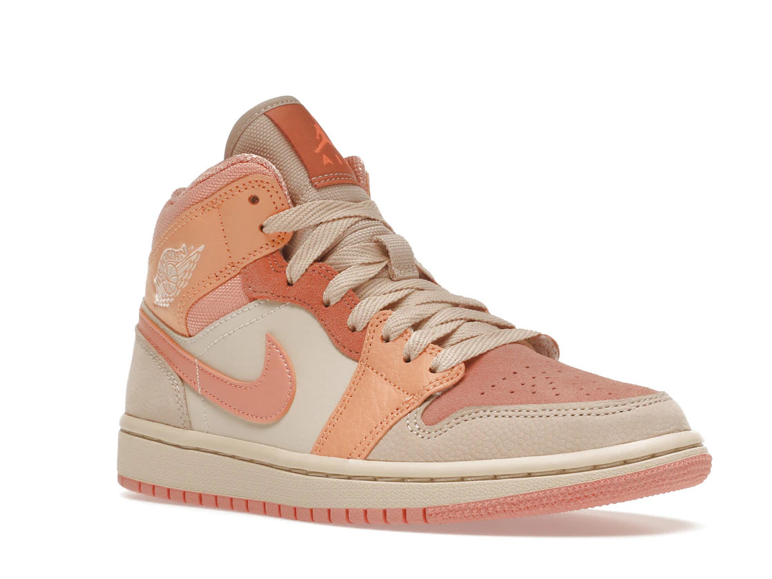 Jordan 1 Mid Apricot Orange (Women's)