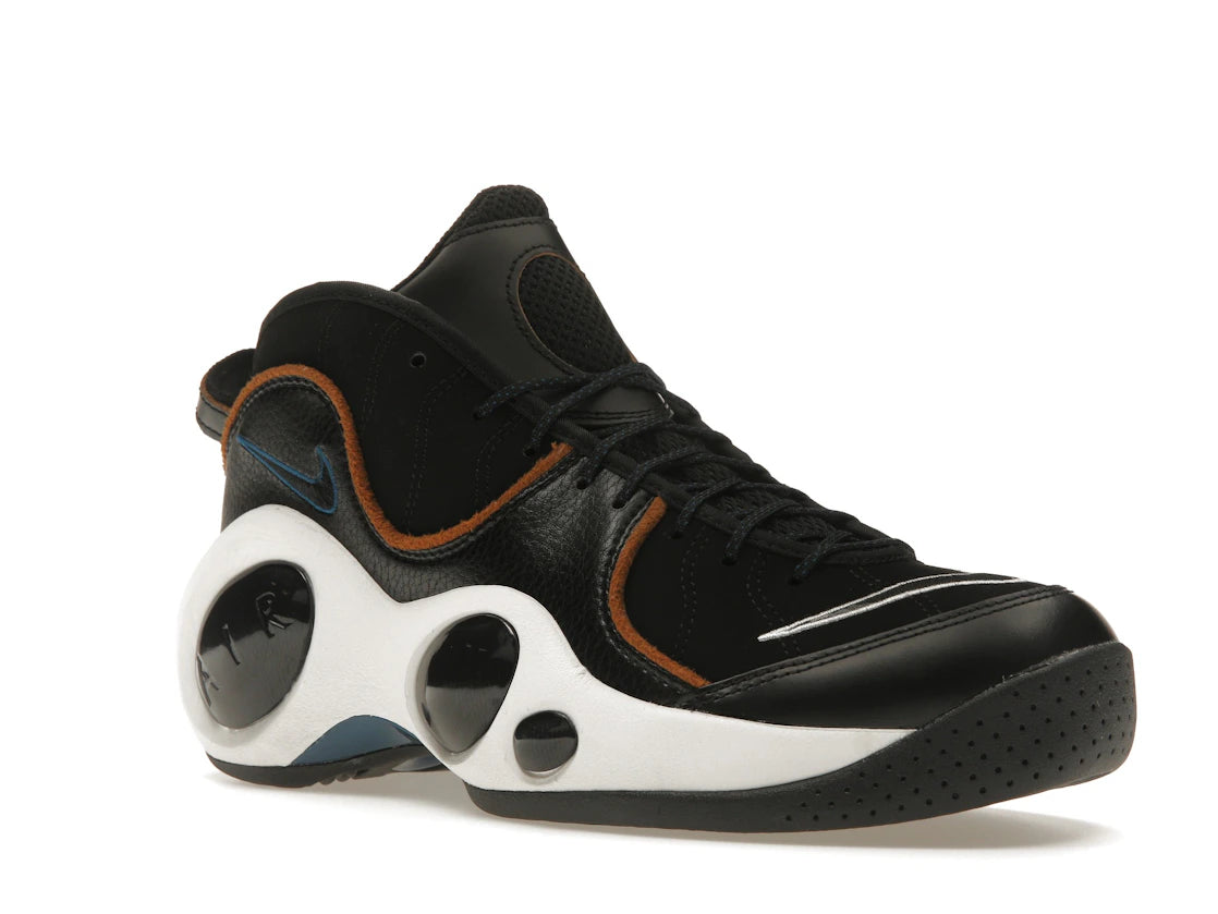 Nike Air Zoom Flight 95 Schwarz Baldrianblau - vue secondaire A
