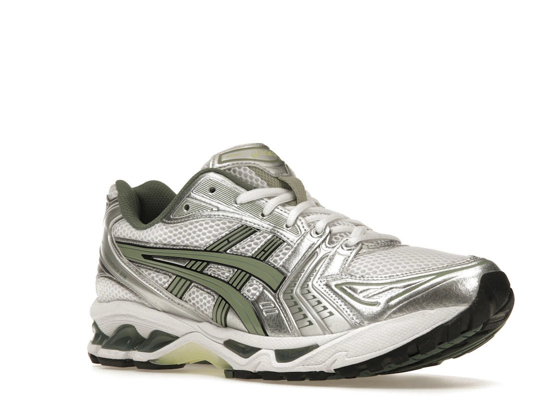 ASICS Gel-Kayano 14 White Pure Silver Slate Grey Sage