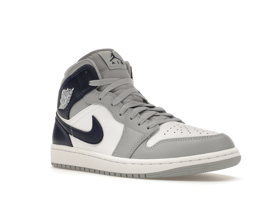 Jordan 1 Mid Wolf Grey Midnight Navy