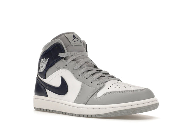 Jordan 1 Mid Wolf Grey Midnight Navy