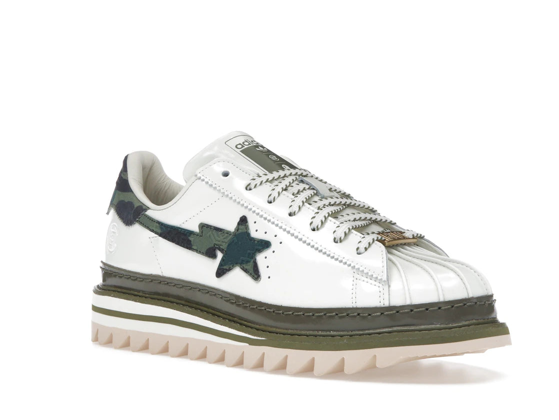 adidas Superstar CLOT by Edison Chen x Bape Off White - vue secondaire A