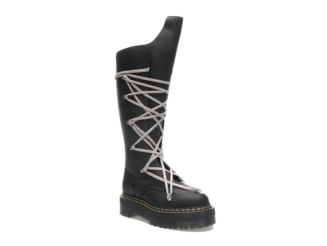 Dr. Martens 1460 DRKSHDW Quad Sole Pentalace Boot Rick Owens Black - vue secondaire A