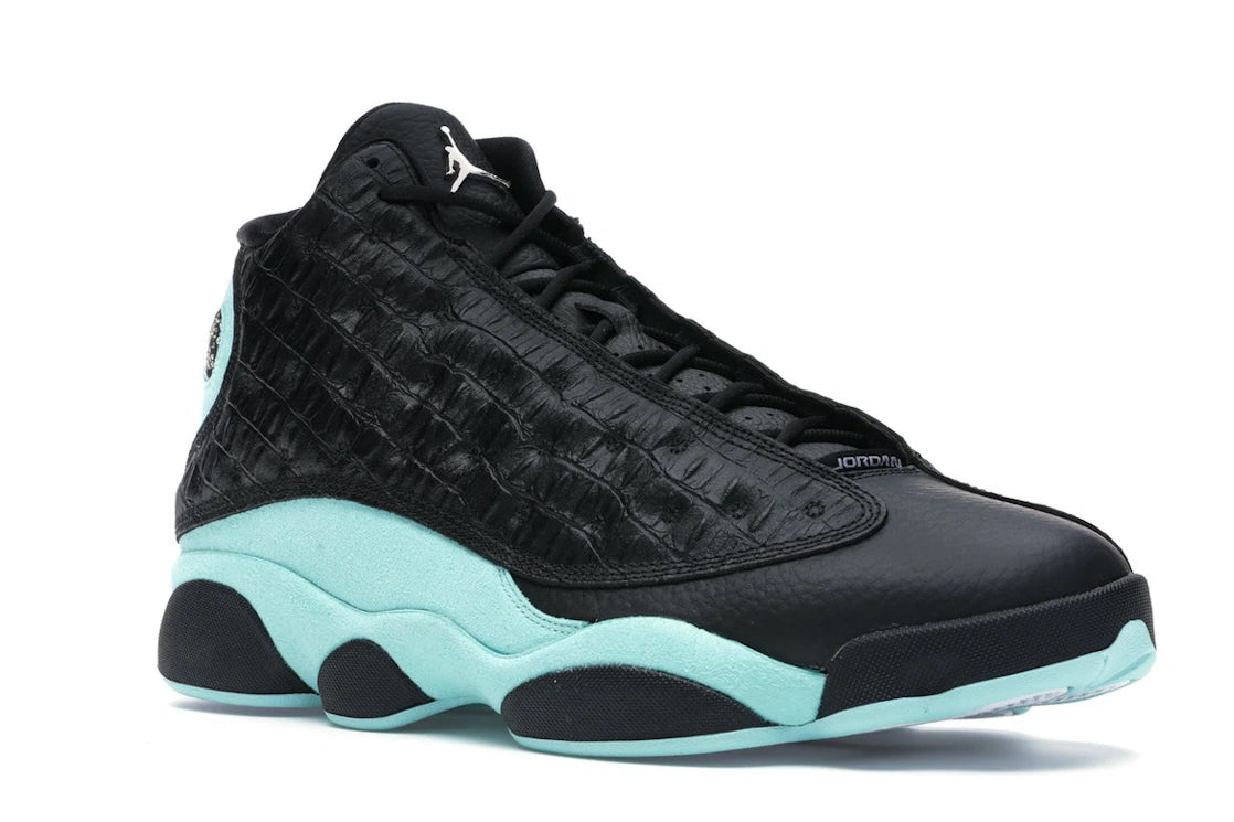 Jordan 13 Retro Schwarz/Inselgrün